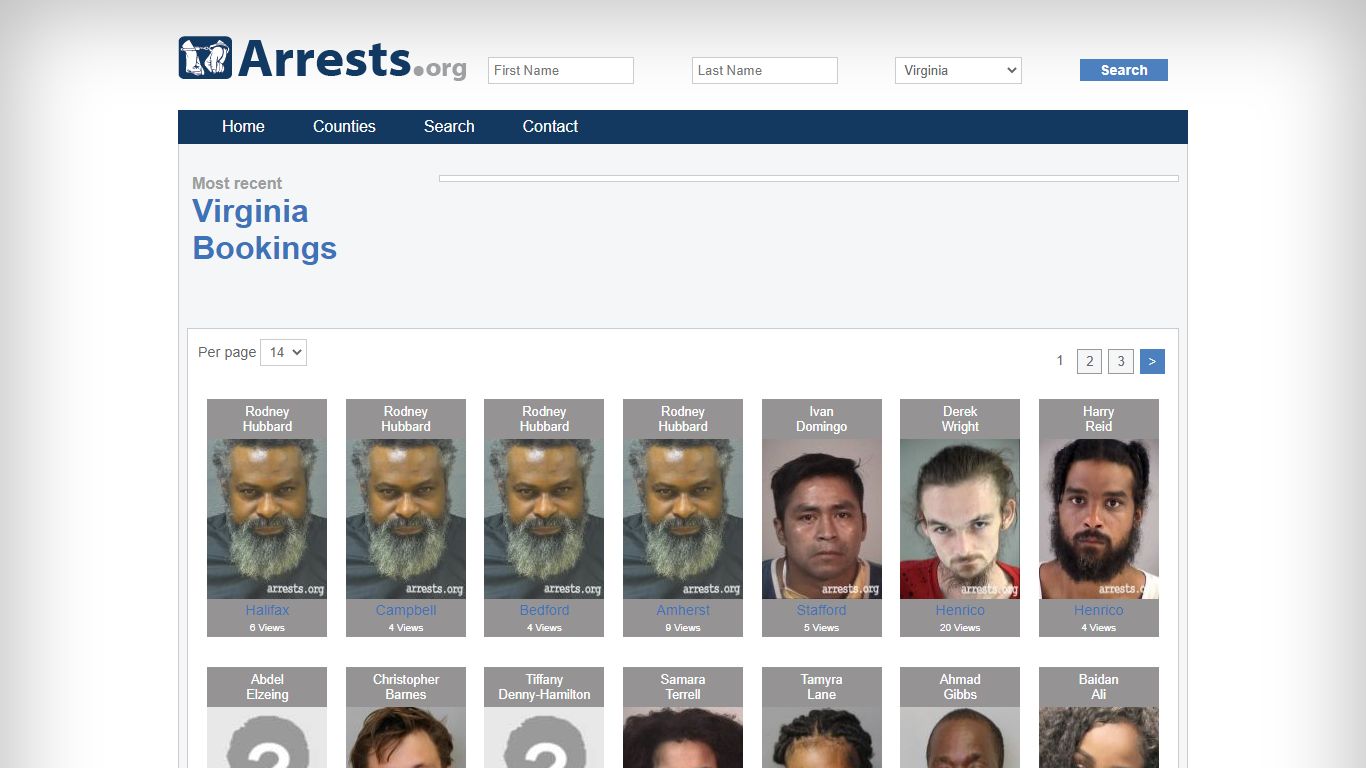 Virginia Arrests and Inmate Search